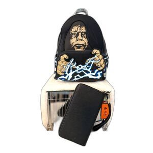 Star Wars Emperor Palpatine Glow Backpack & Wristlet Bundle NWT